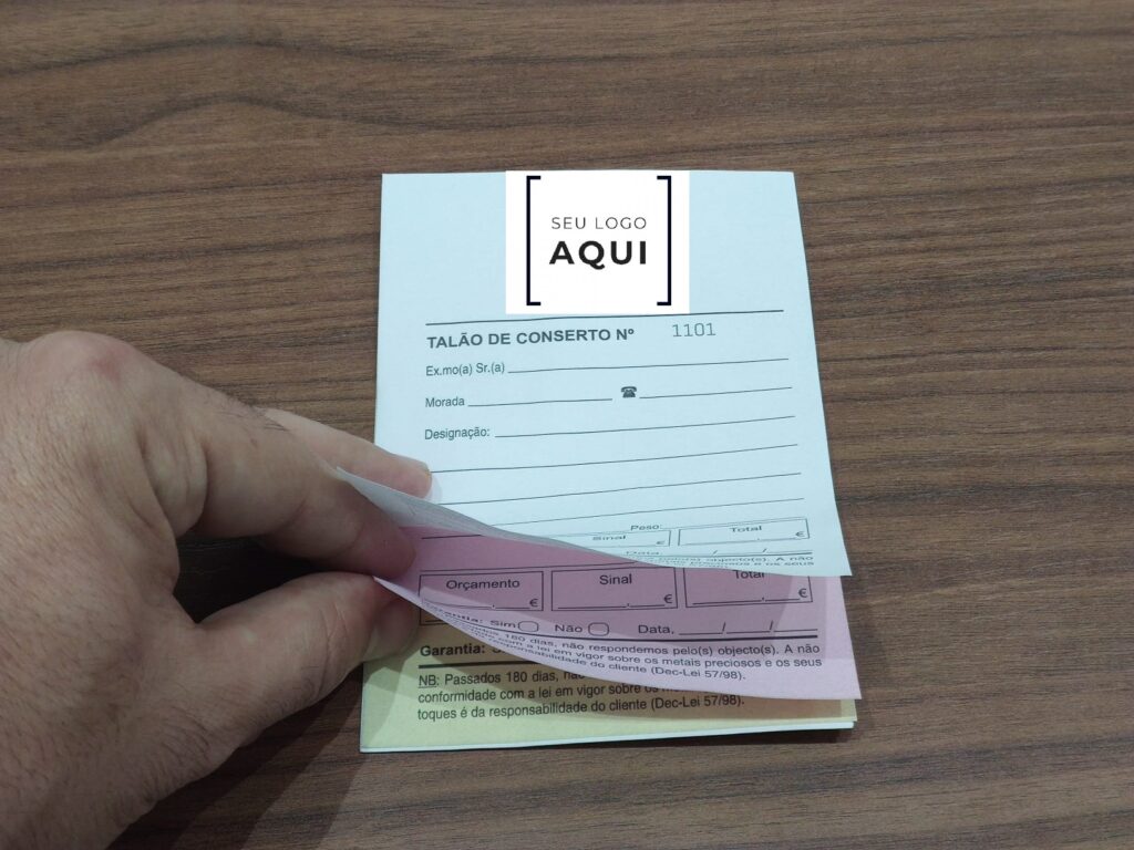 2 talões - 10x14,5cm - personalizado