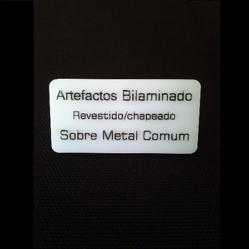 Artefactos bilaminados revestido/chapeado sobre metal comum