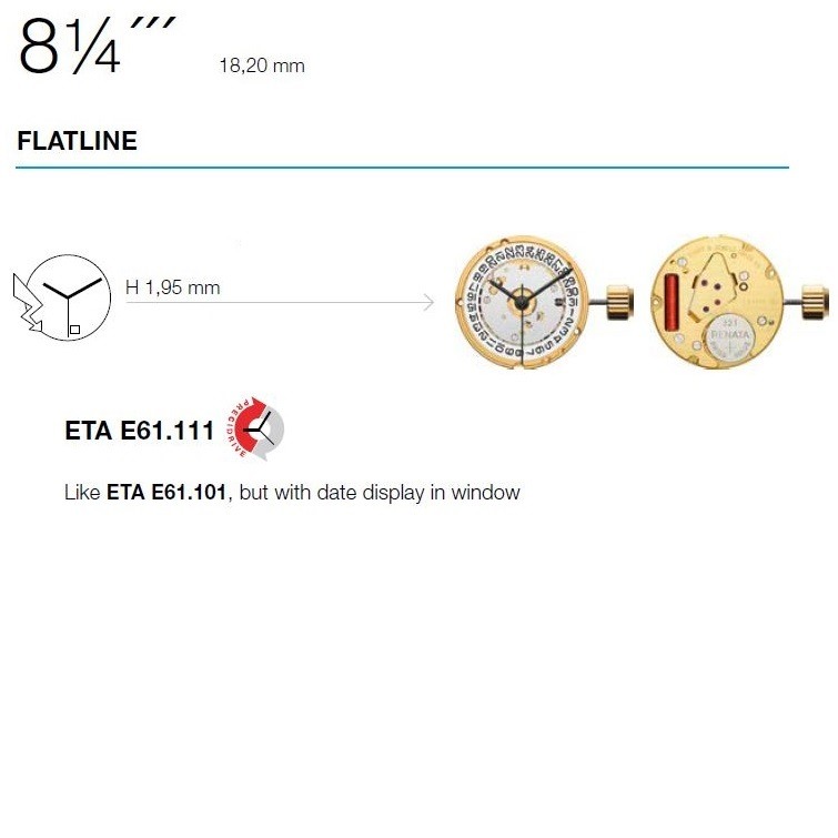 ETA E61111-6H