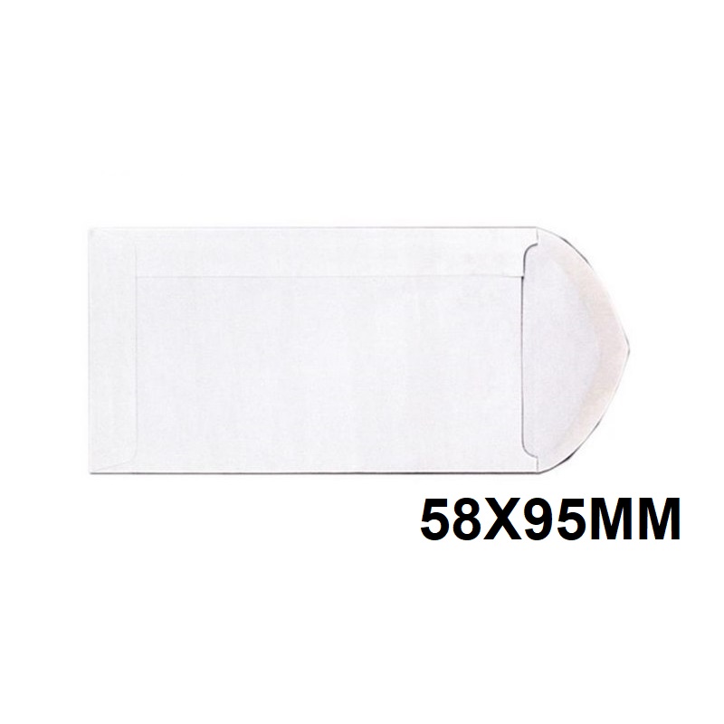SACOS BRANCOS - 58X95MM