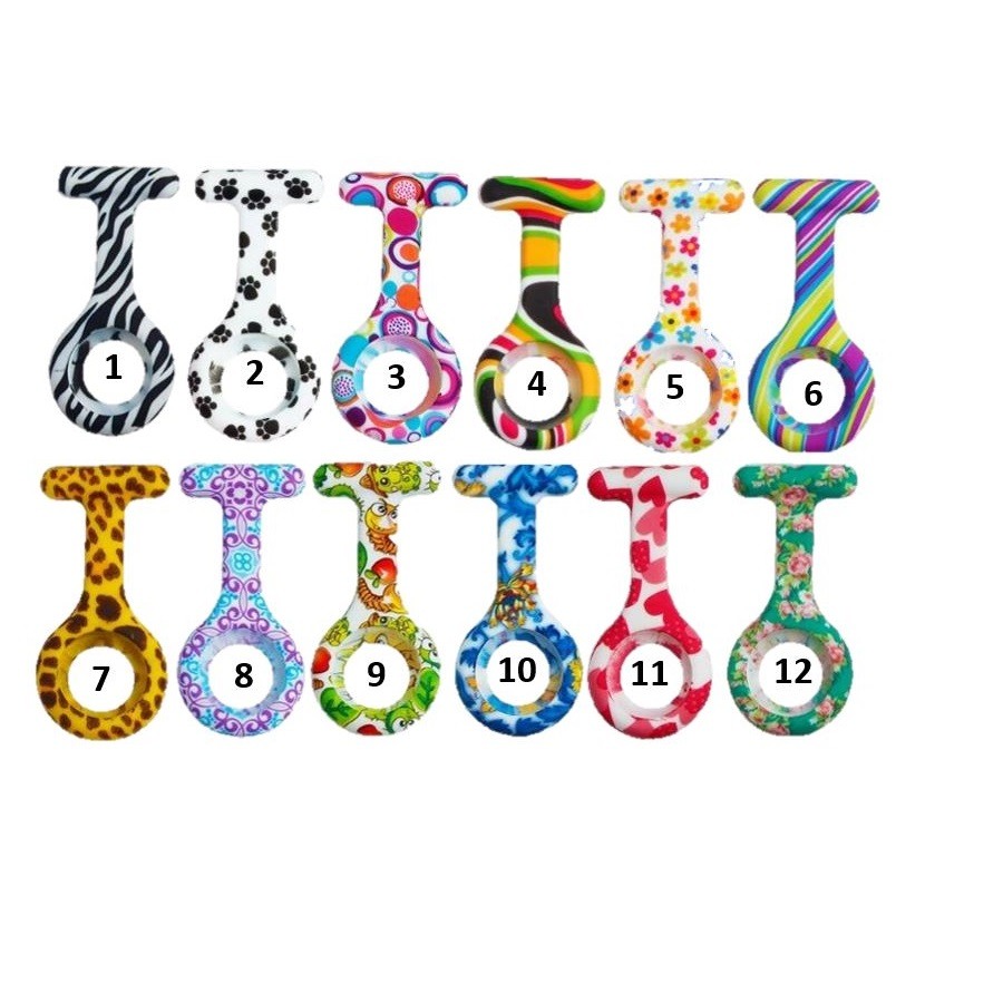 Braceletes para relógio de enfermeira com padrões