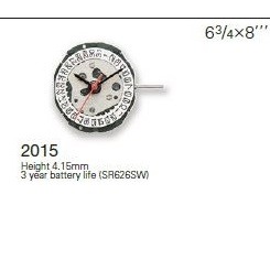MIYOTA 2015 - CALENDÁRIO ÀS 6H