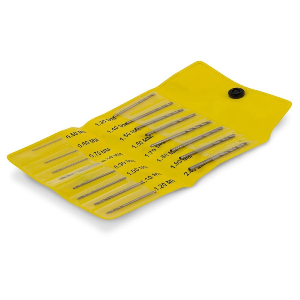 SORTIDO DE 16 MINI BROCAS HSS - 0.50 A 2.00MM