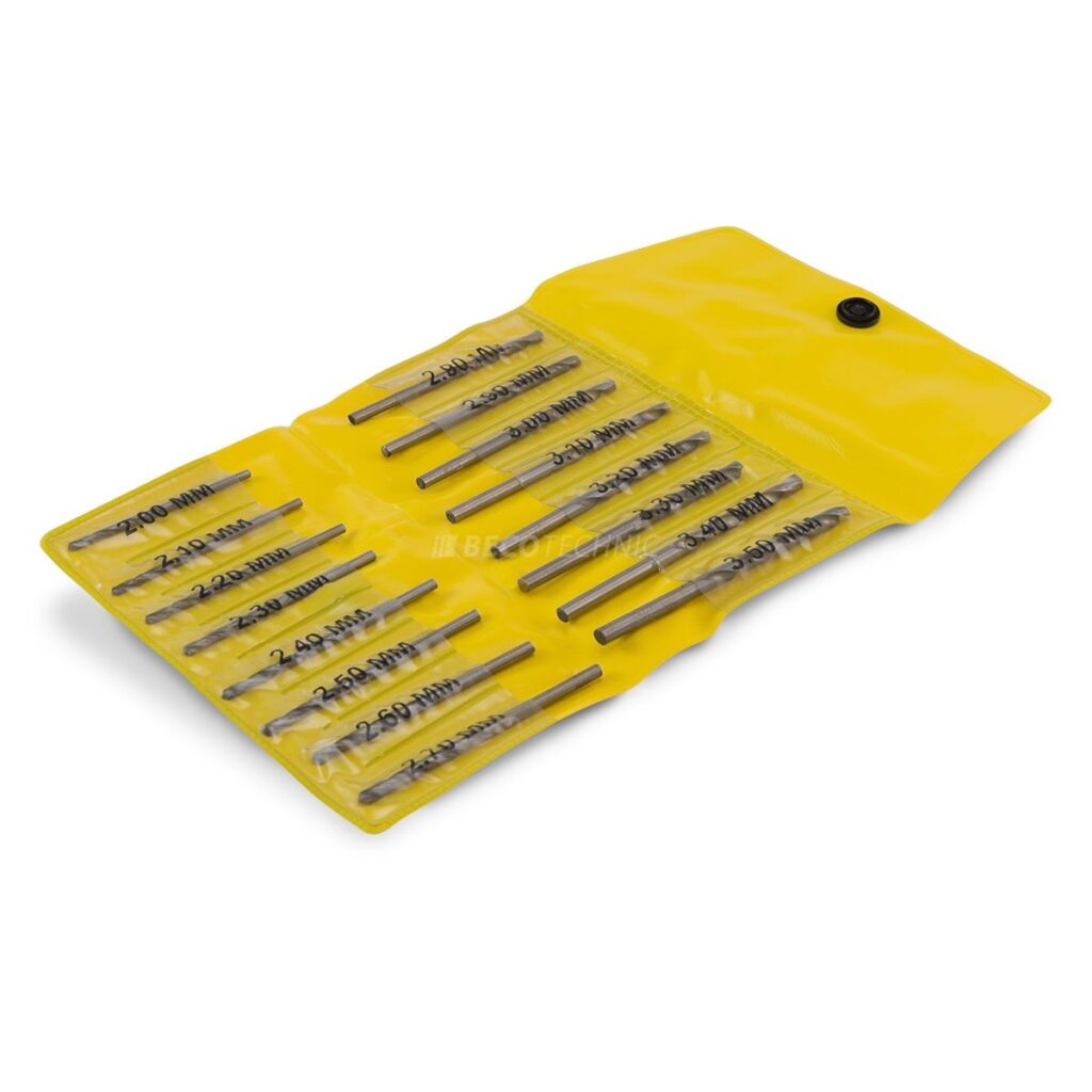 SORTIDO DE 16 MINI BROCAS HSS - 2.00 A 3.50MM