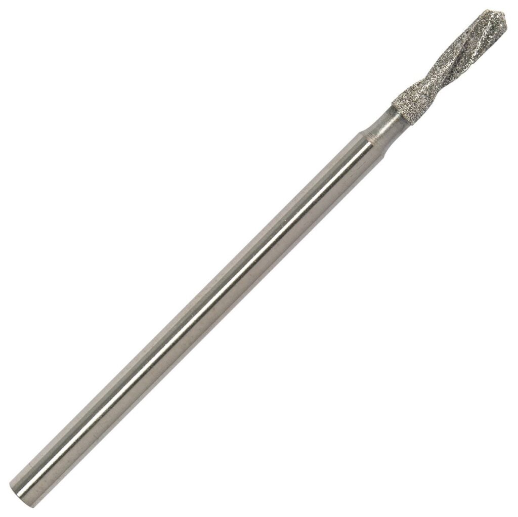 CONJUNTO DE 2 BROCAS HELICOIDAIS DIAMANTADAS
