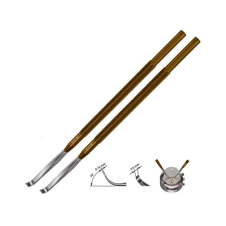 PAR DE ALAVANCAS PARA REMOVER PONTEIROS - BERGEON 30018