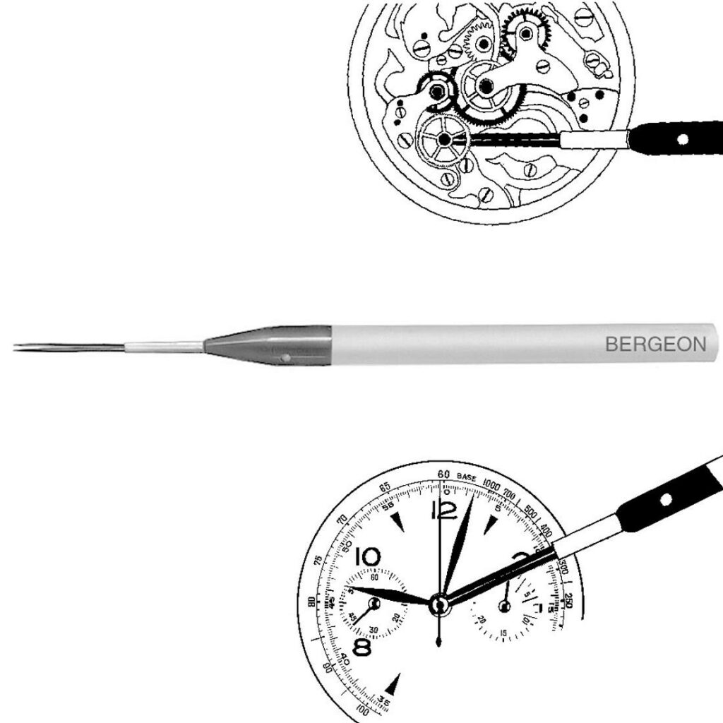 ALAVANCA PARA REMOVER PONTEIROS E RODAS - BERGEON 6016
