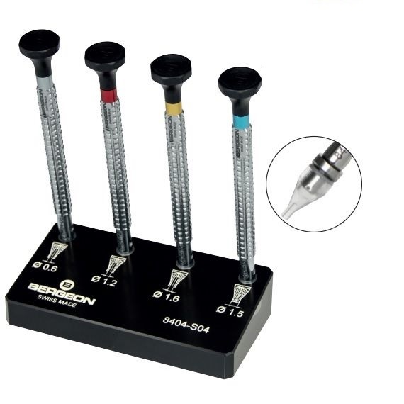 CONJUNTO DE FERRAMENTAS PARA COLOCAR PONTEIROS - BERGEON 8404-S04
