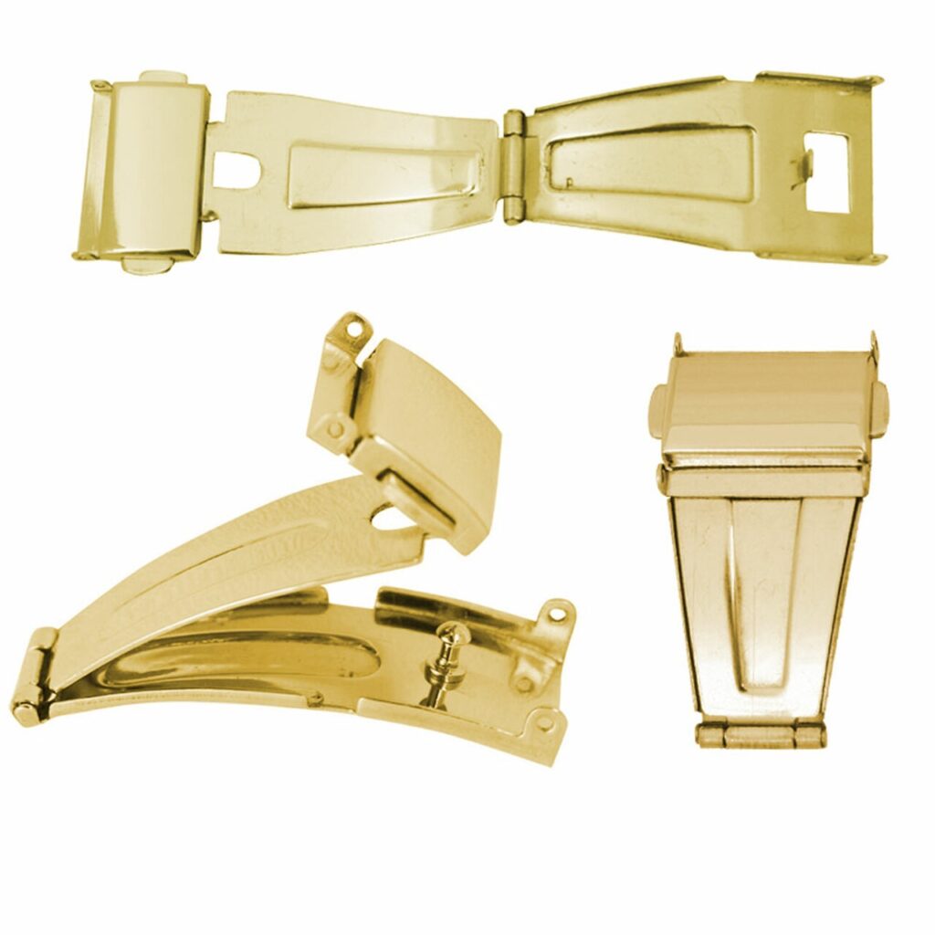 CT7117D - FECHO PARA BRACELETE METAL DOURADO