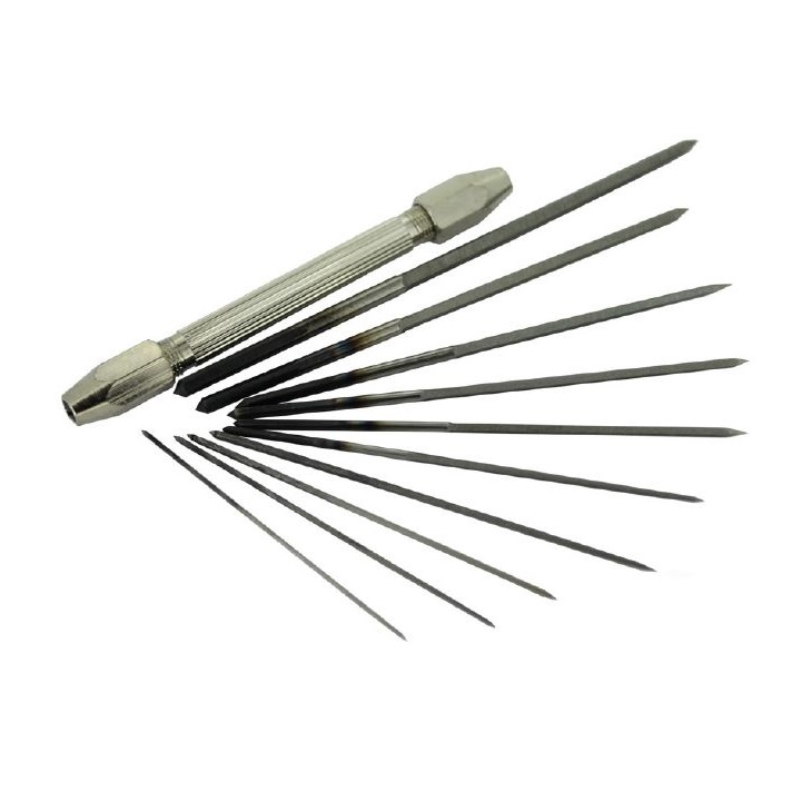 CONJUNTO DE TORNILHO MAIS 10 ESCAREADORES DE 0.80MM A 2.60MM