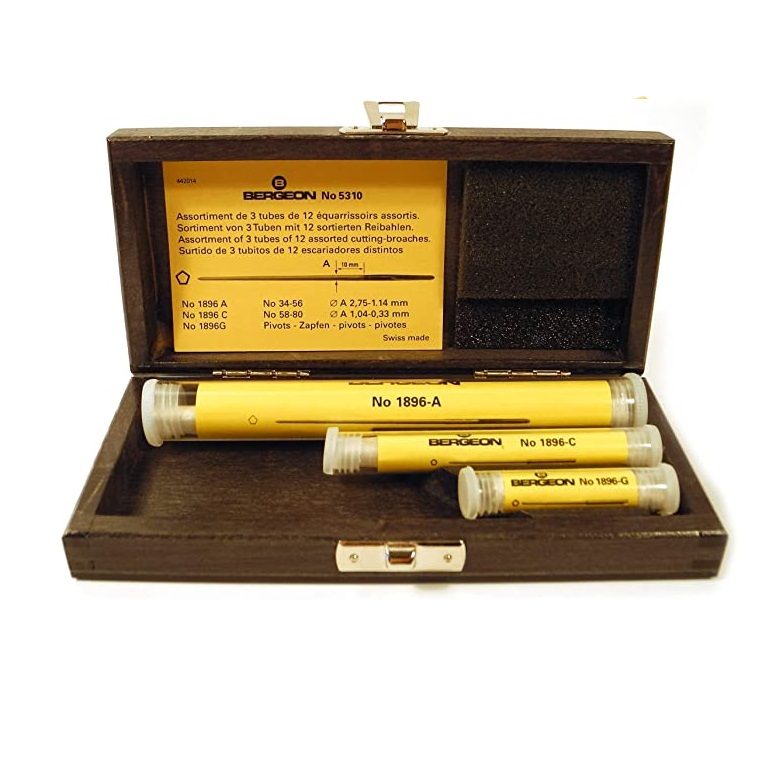 SORTIDO DE 36 ESCAREADORES - BERGEON 5310 - 0.05 A 2.75MM