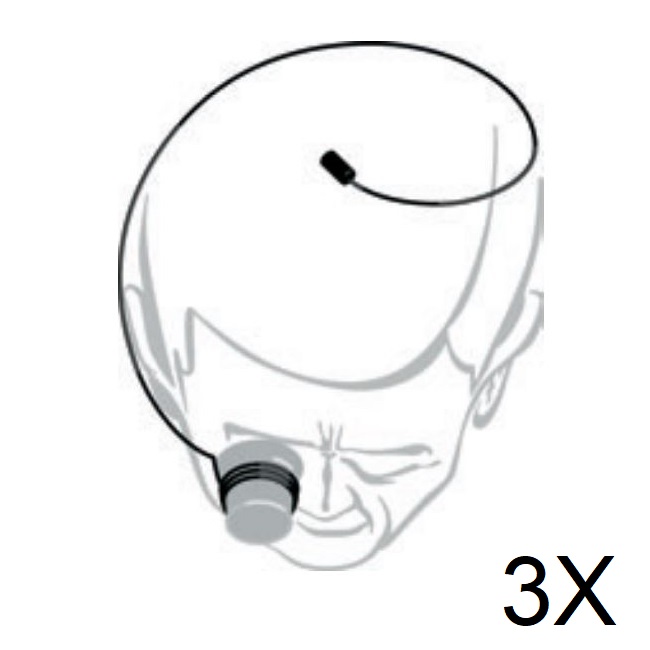 LUPA 3X COM SUPORTE PARA CABEÇA - CT7650-3X
