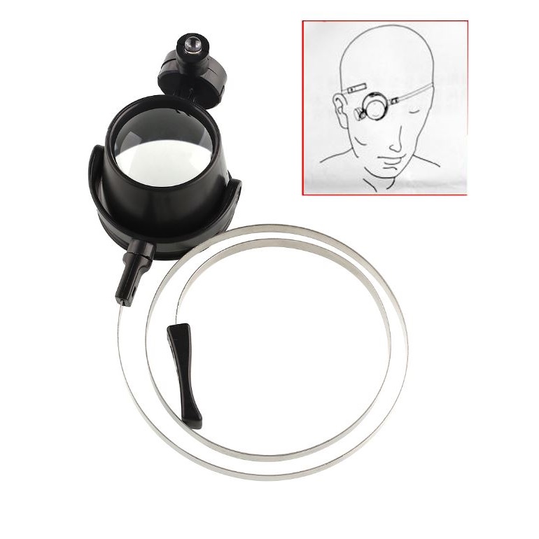 LUPA 15X COM LED E SUPORTE PARA A CABEÇA - CT8127