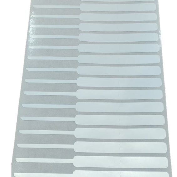 ETIQUETAS PRATEADAS - 10,50X0,80CM