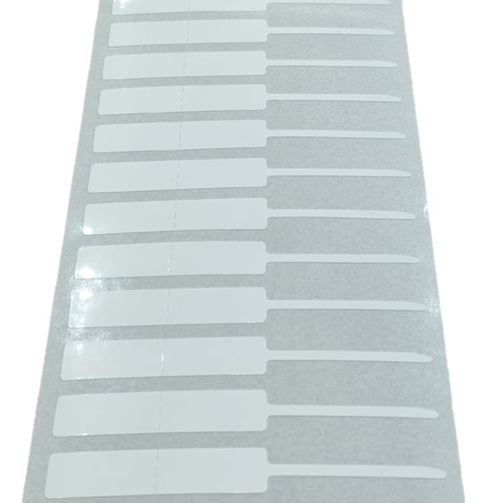 ETIQUETAS BRANCAS - 6,5X0,80CM