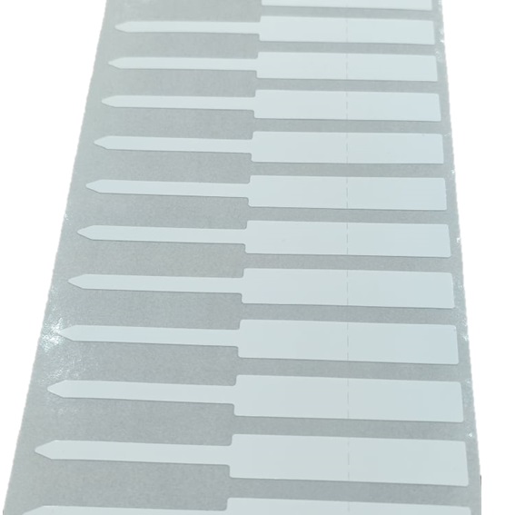 ETIQUETAS BRANCAS - 6,00X0,70CM
