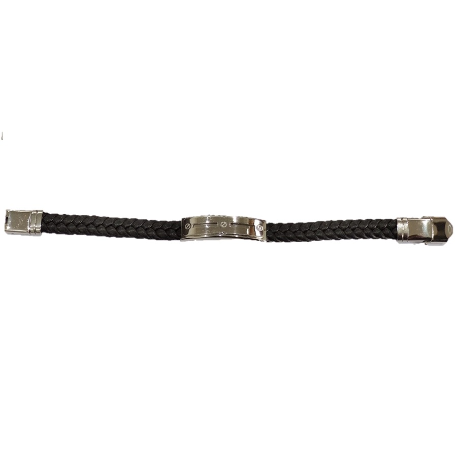 PULSEIRA PRETA COM APLICAÇÕES EM AÇO – B1799-3
