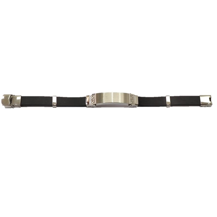 PULSEIRA PRETA COM APLICAÇÕES EM AÇO – C1799-5