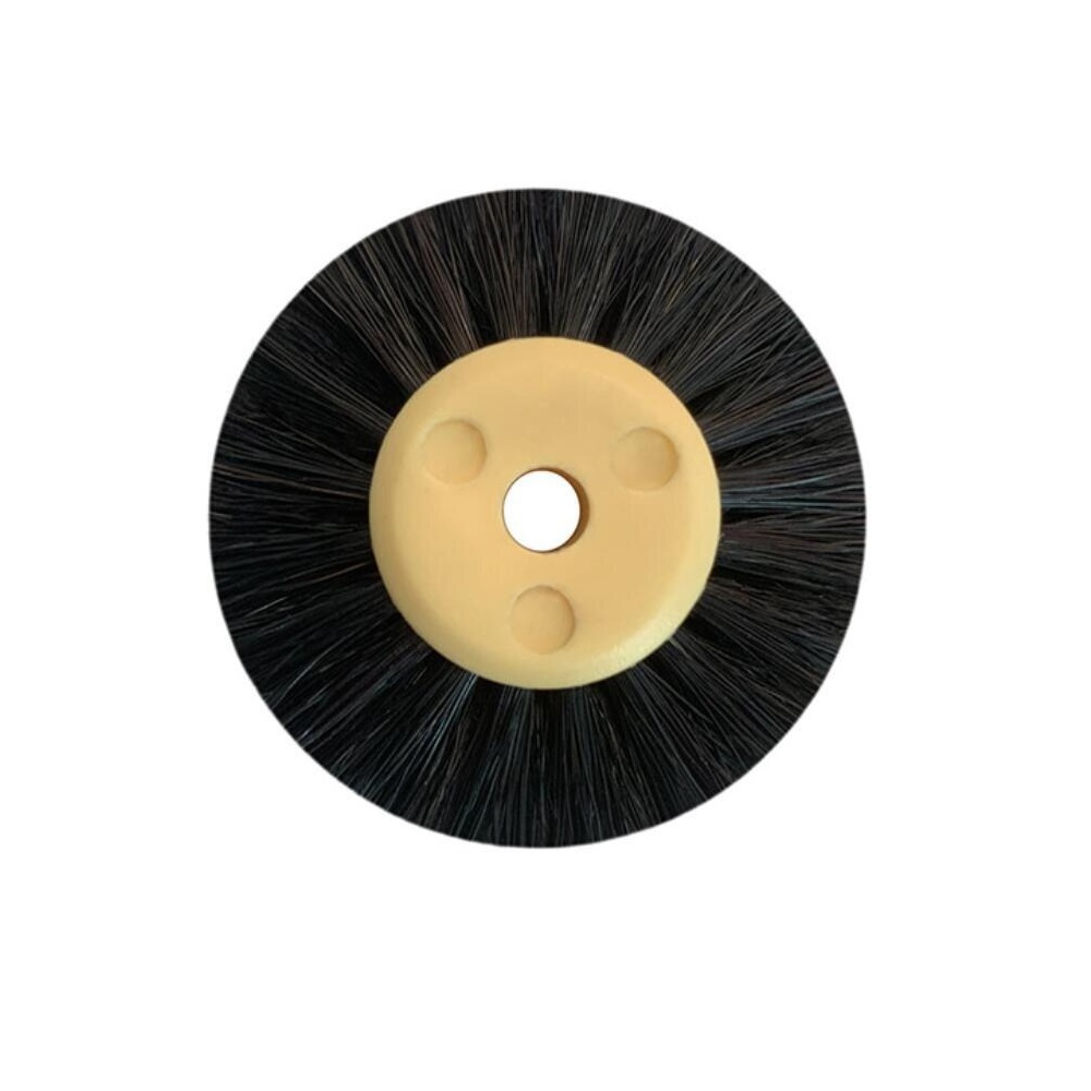 DISCO CIRCULAR EM CERDA PRETA 2 FILAS - CT7743