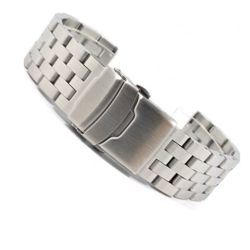 BRACELETE PRATEADA AÇO SOLIDO - B1517