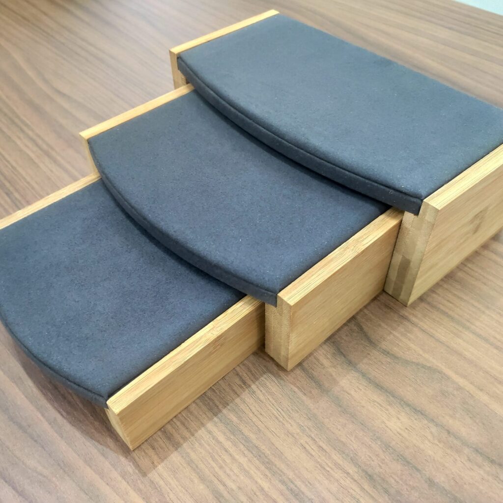 CONJUNTO DE 3 BASES DE MADEIRA - CT7761