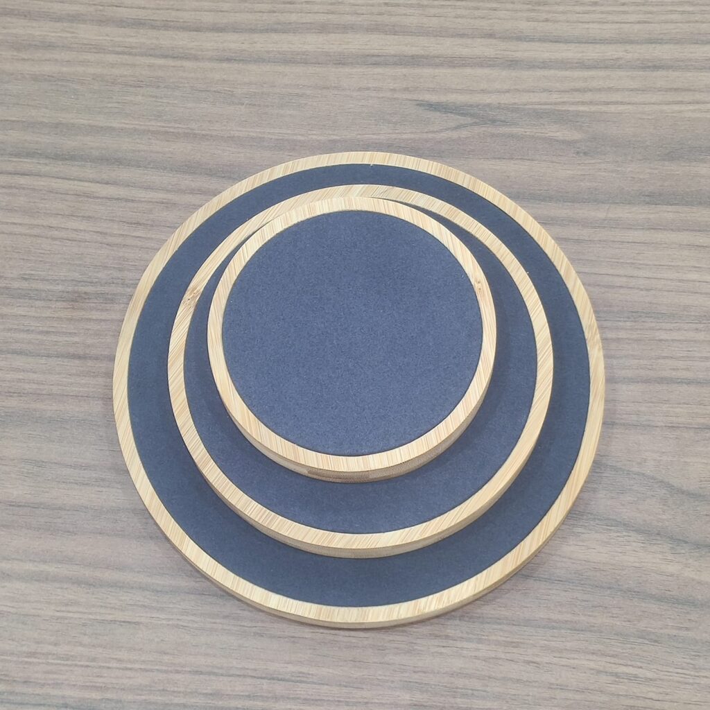 CONJUNTO 3 BASES CIRCULARES - CT7762
