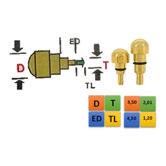 REDONDO DOURADO 3,50 (D); 2,01 (T); 4,50 (ED); 1,20 (TL)