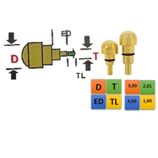 REDONDO DOURADO 3,50 (D); 2,01 (T); 4,50 (ED); 1,60 (TL)