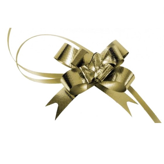 LAÇO DE PUXAR DOURADO MARTELADO