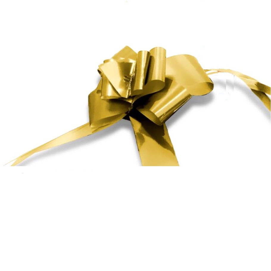 LAÇO DE PUXAR DOURADO LISO