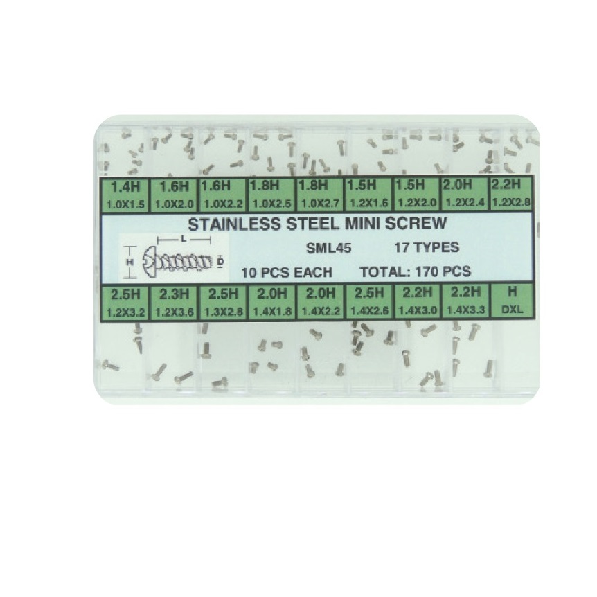 SORTIDO DE PARAFUSOS (170PCS)