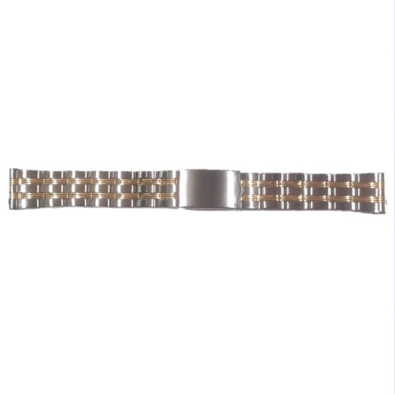 BRACELETE EM AÇO BICOLOR - REF. 1500