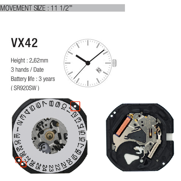 EPSON-SEIKO VX42 CALD. 4H