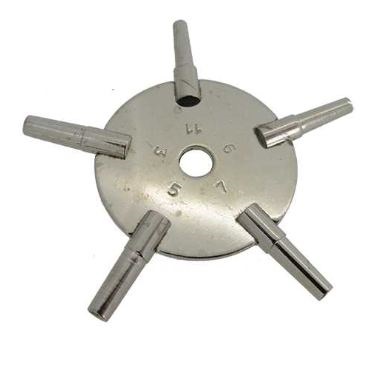 CHAVE COM 5 PONTAS NÚMEROS IMPARES - CT7816-I