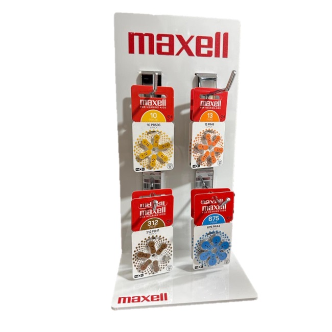 EXPOSITOR PARA GUARDAR PILHAS AUDITIVAS MAXELL – CT7926