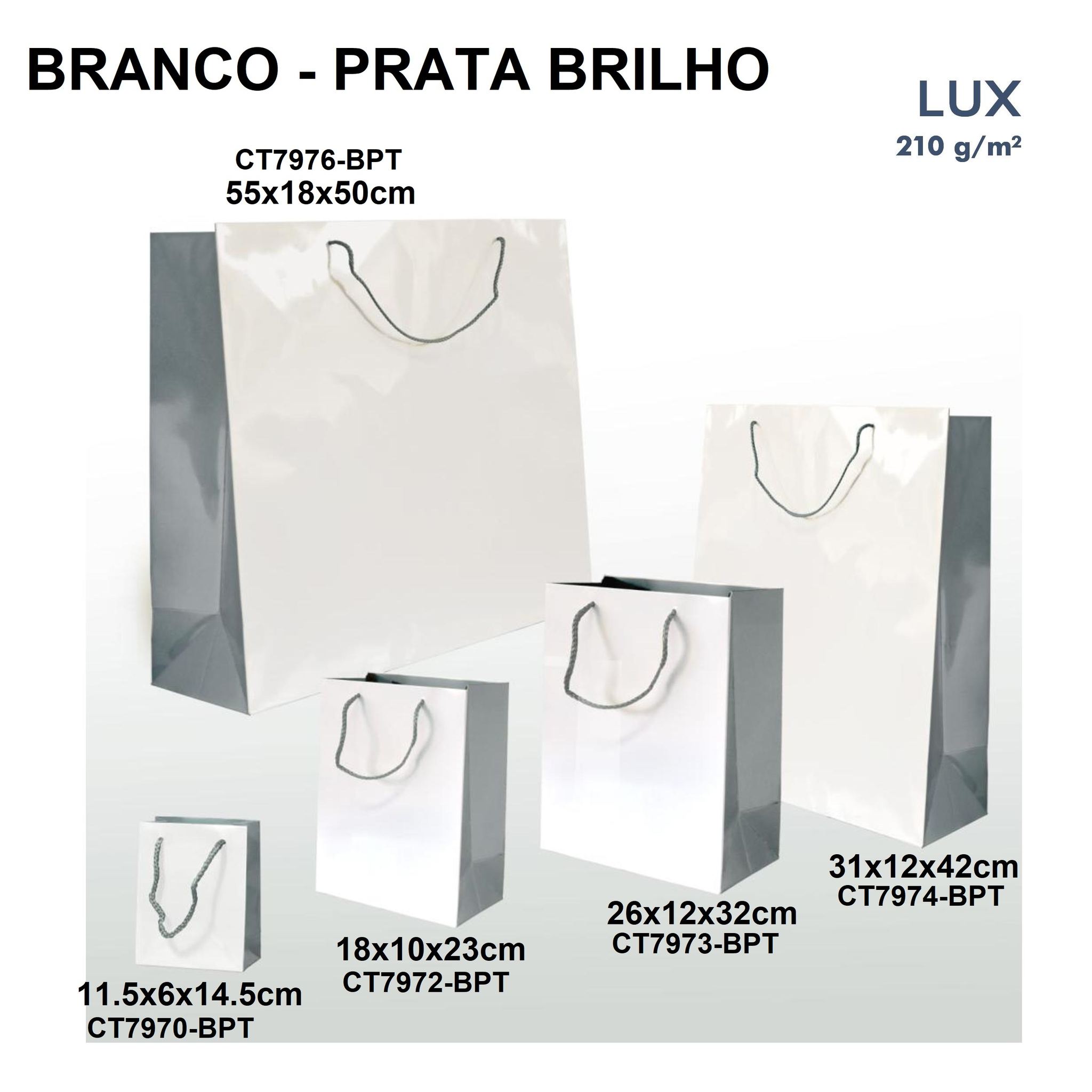 BRANCO - PRATA BRILHO