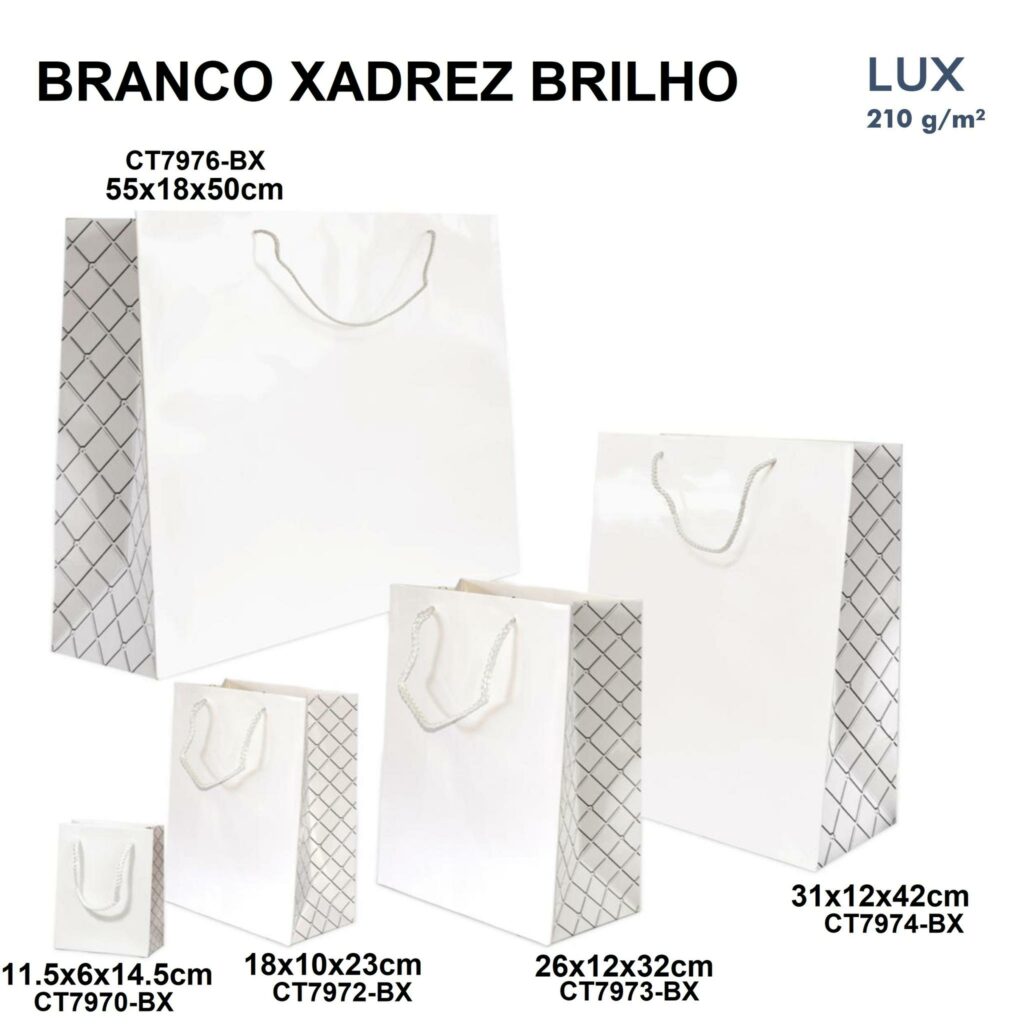 BRANCO XADREZ BRILHO