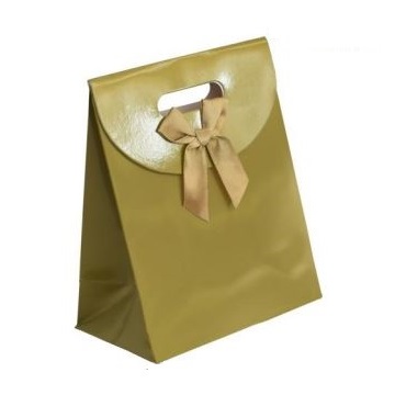 SACO DOURADO COM LAÇO