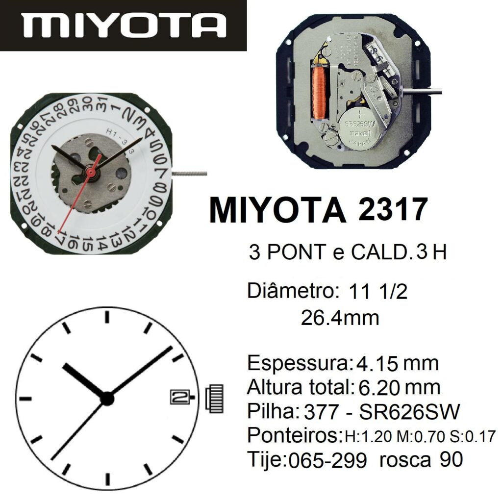 MIYOTA 2317