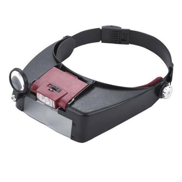 LUPA COM LUZ LED PARA A CABEÇA - CT8108E