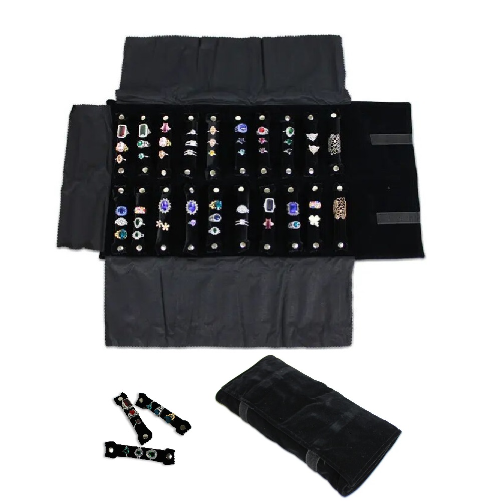 ROLO EM VELUDO PRETO - CT8407-D