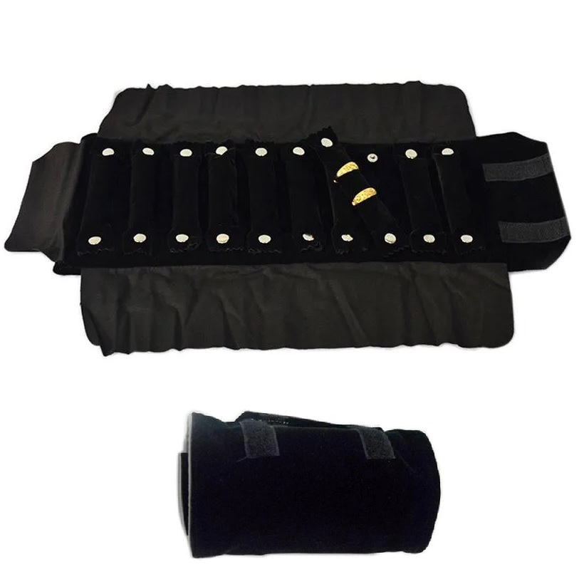 ROLO EM VELUDO PRETO - CT8407-G