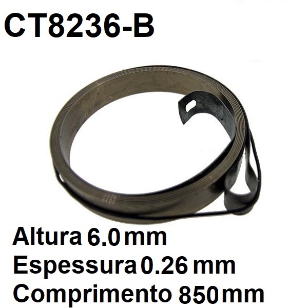 6.0X0.26X850MM