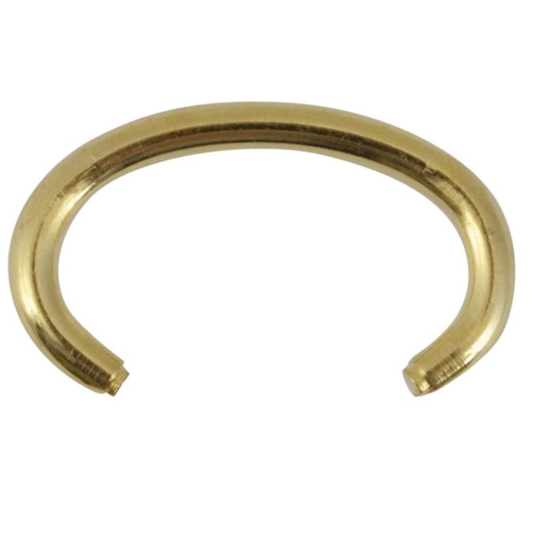 ARGOLA OVAL DOURADA - CT8349-D
