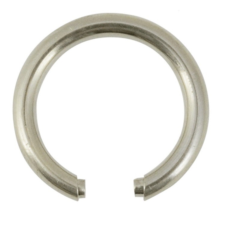 ARGOLA OVAL PRATEADO - CT8541-P