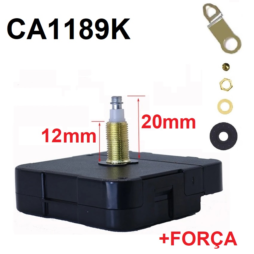 MOVIMENTO DE PAREDE QUARTZ 20X12MM PARA PONTEIROS GRANDES – CA1189K